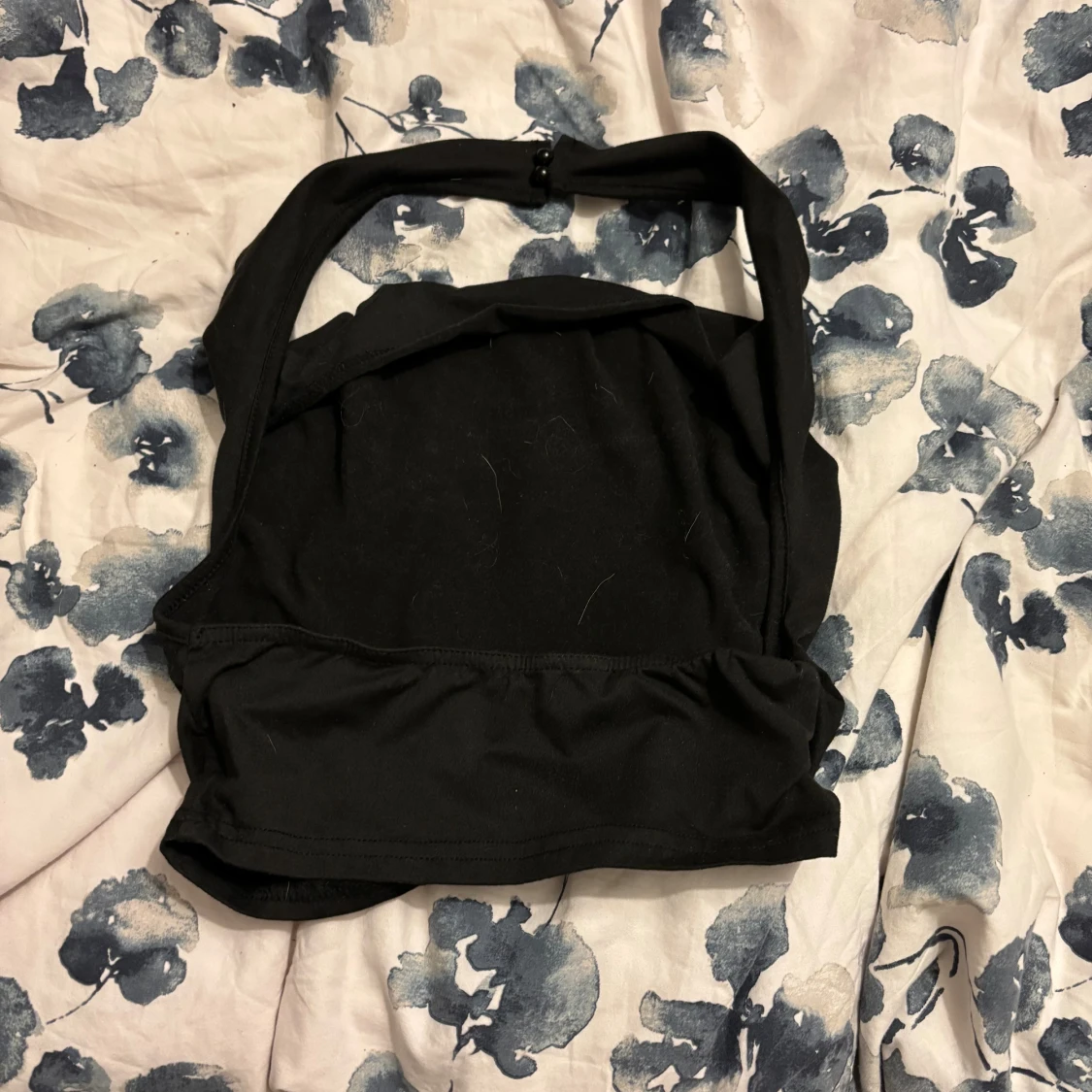 Svart halterneck tubtopp - 2