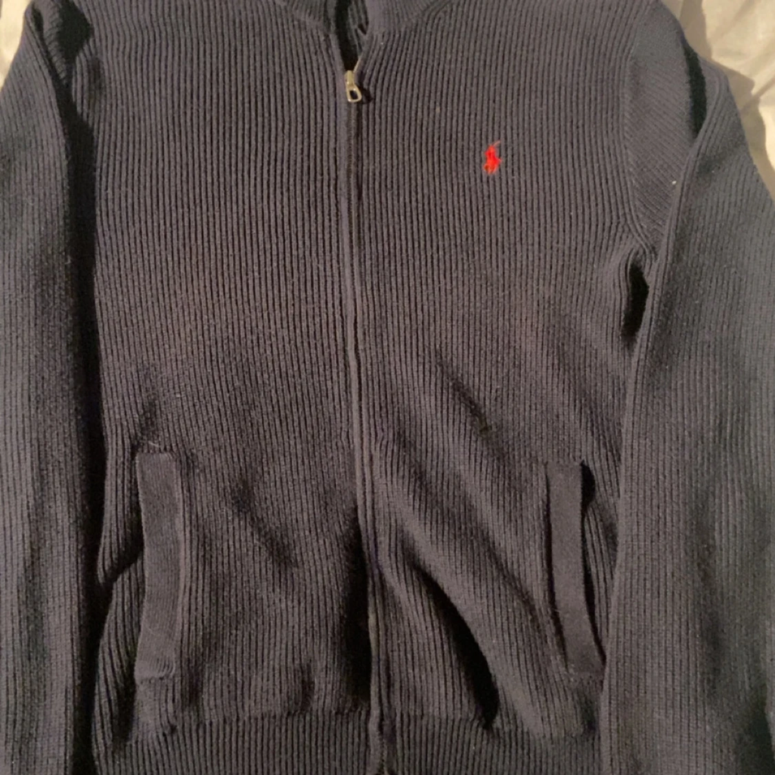 Mörkblå stickad kofta från Polo Ralph Lauren - 3