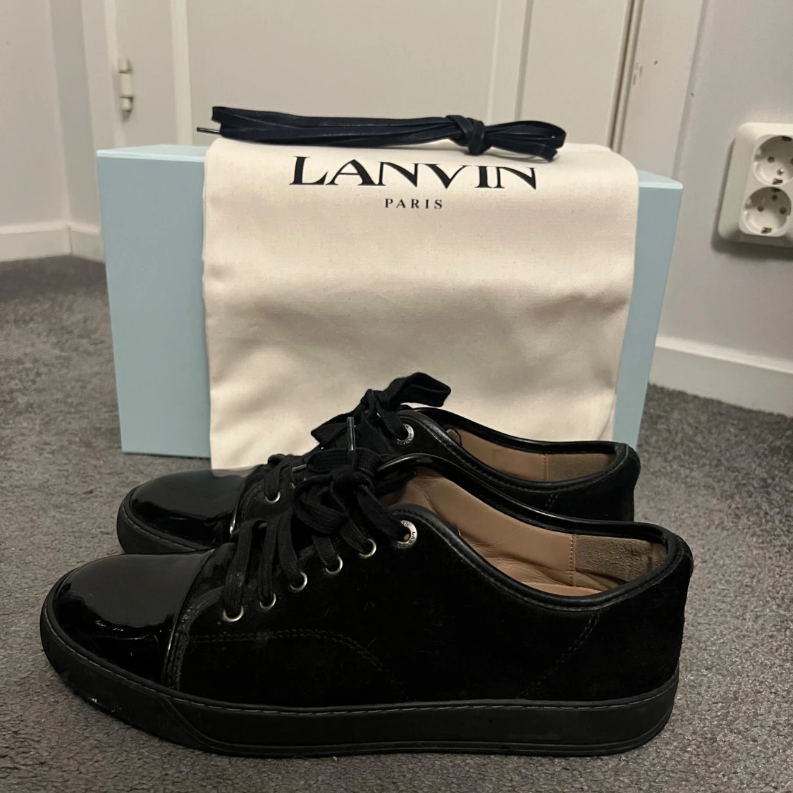 Lanvins Sneakers helsvarta