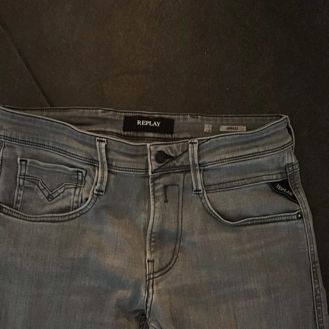 Replay Anbass grå jeans, W30 L32 - 2