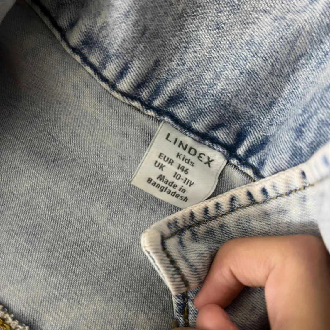 Kort jeansklänning med dragkedja Lindex - 2