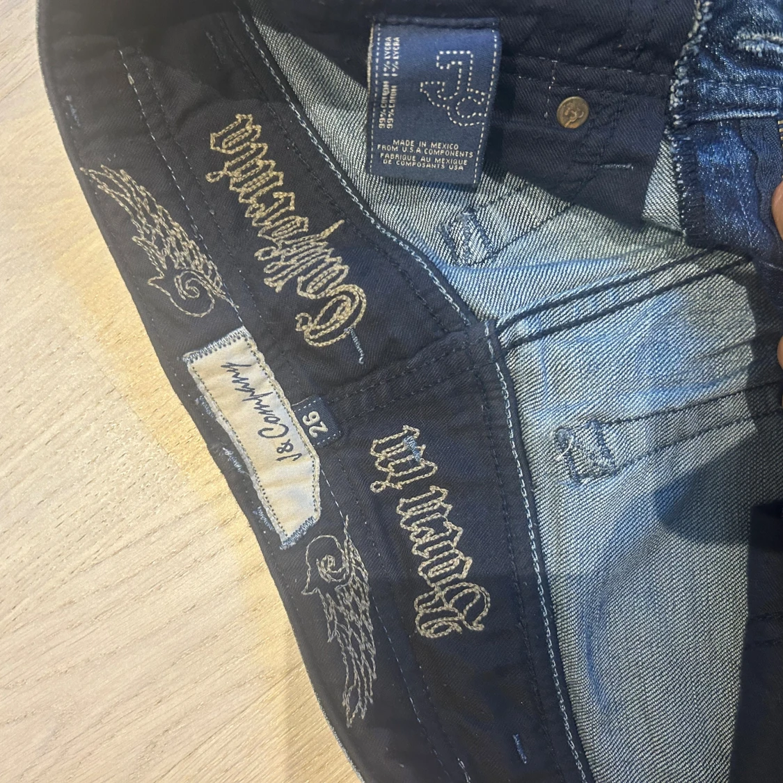 True Religion blå bootcut jeans - 3