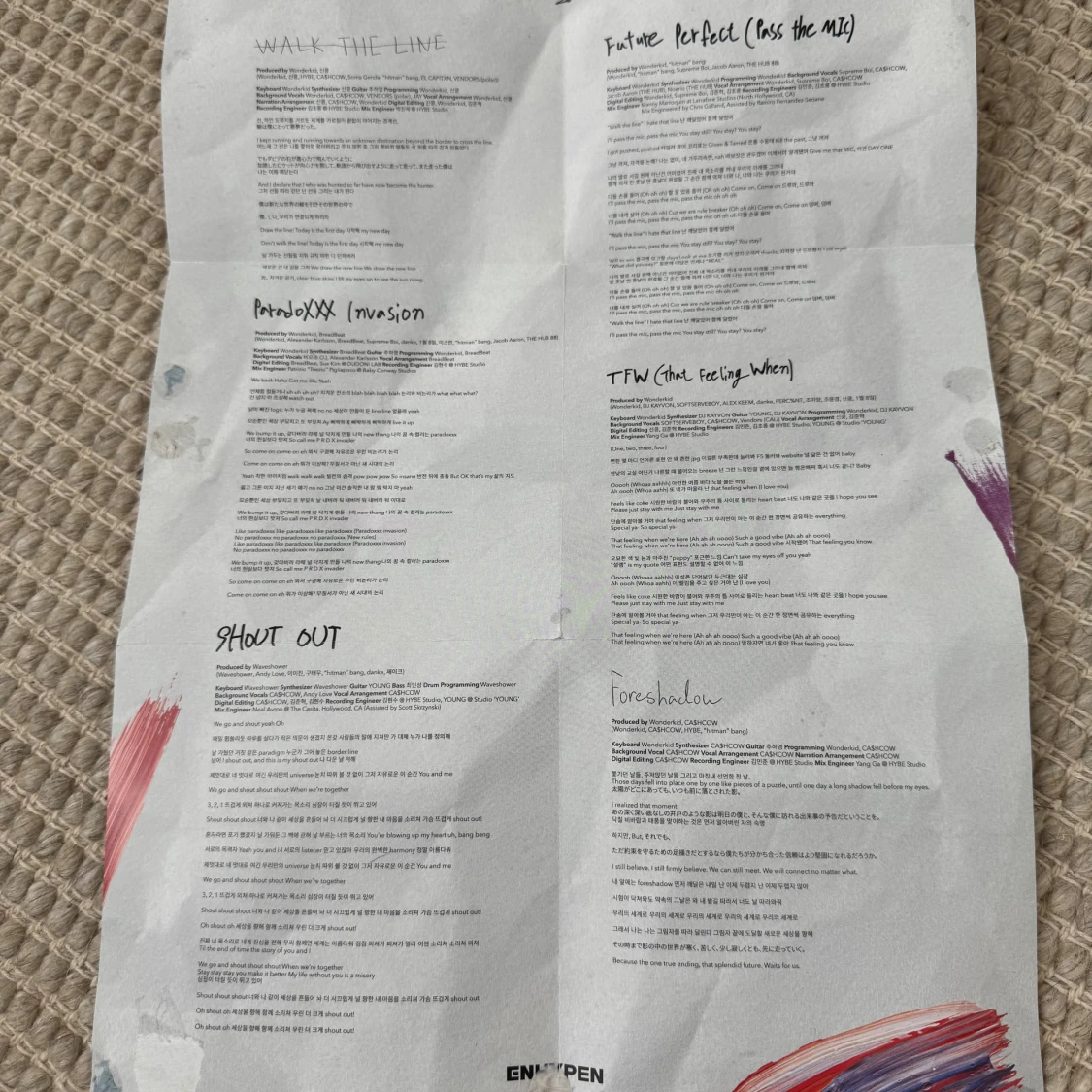 Manifesto Day1 Enhypen album - 4