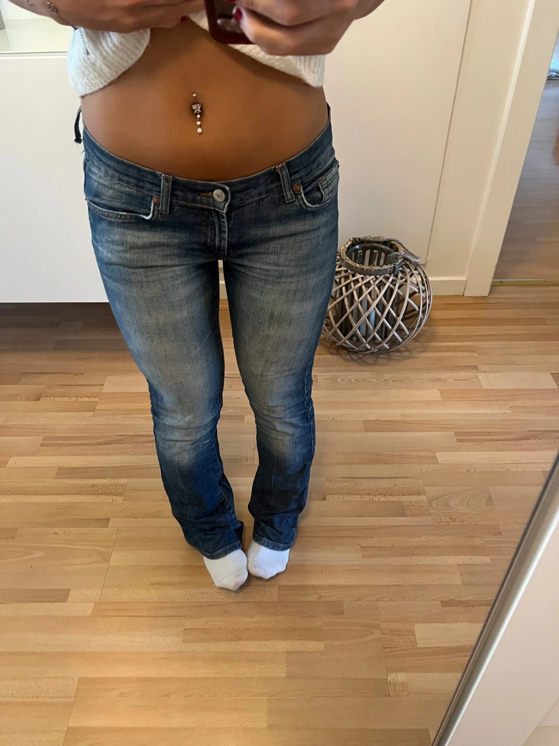 Lågmidjade jeans  - 3