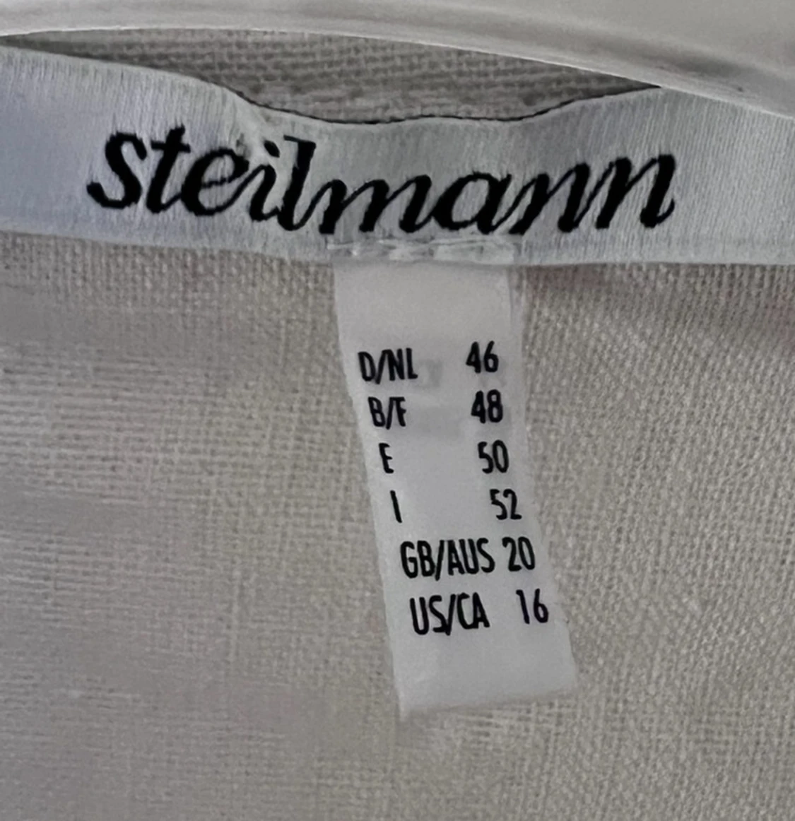 Vit kavaj från Steilmann, storlek 46 - 3