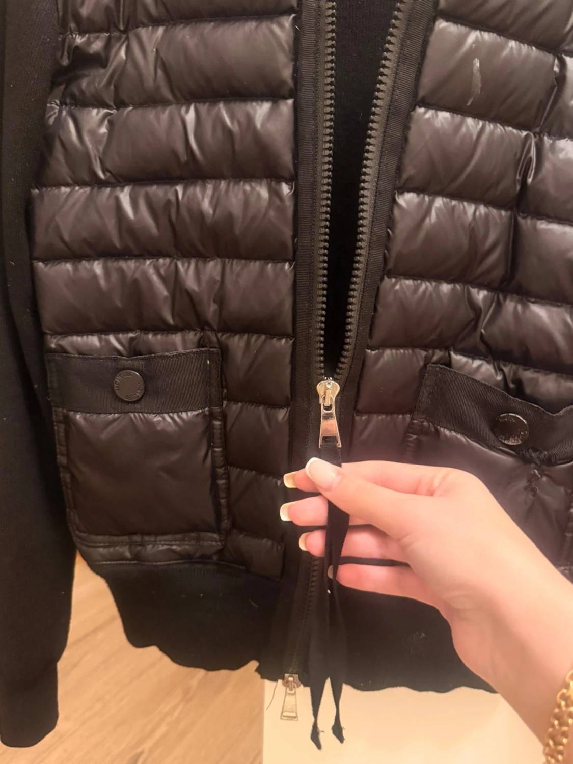 Svart Moncler jacka  - 2