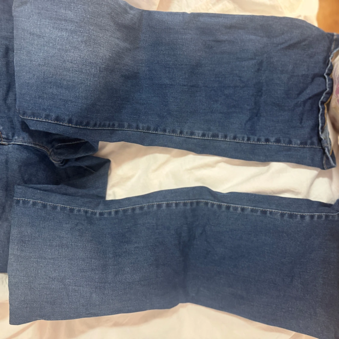 Blå jeans Mira från Lindex, strl 44