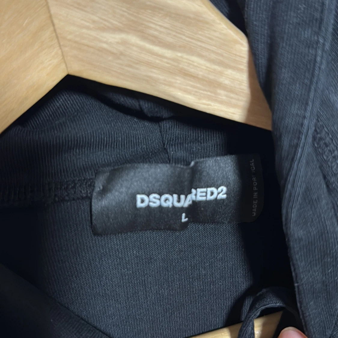 Svart DSQUARED2 hoodie med tryck - 2