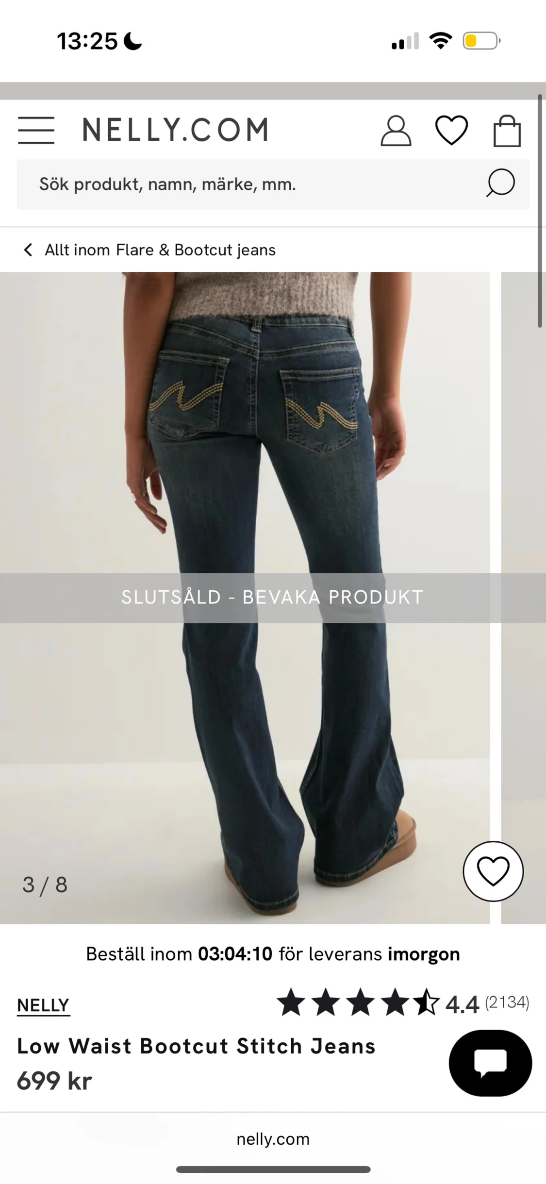 Bootcut jeans med låg midja från Nelly - 1