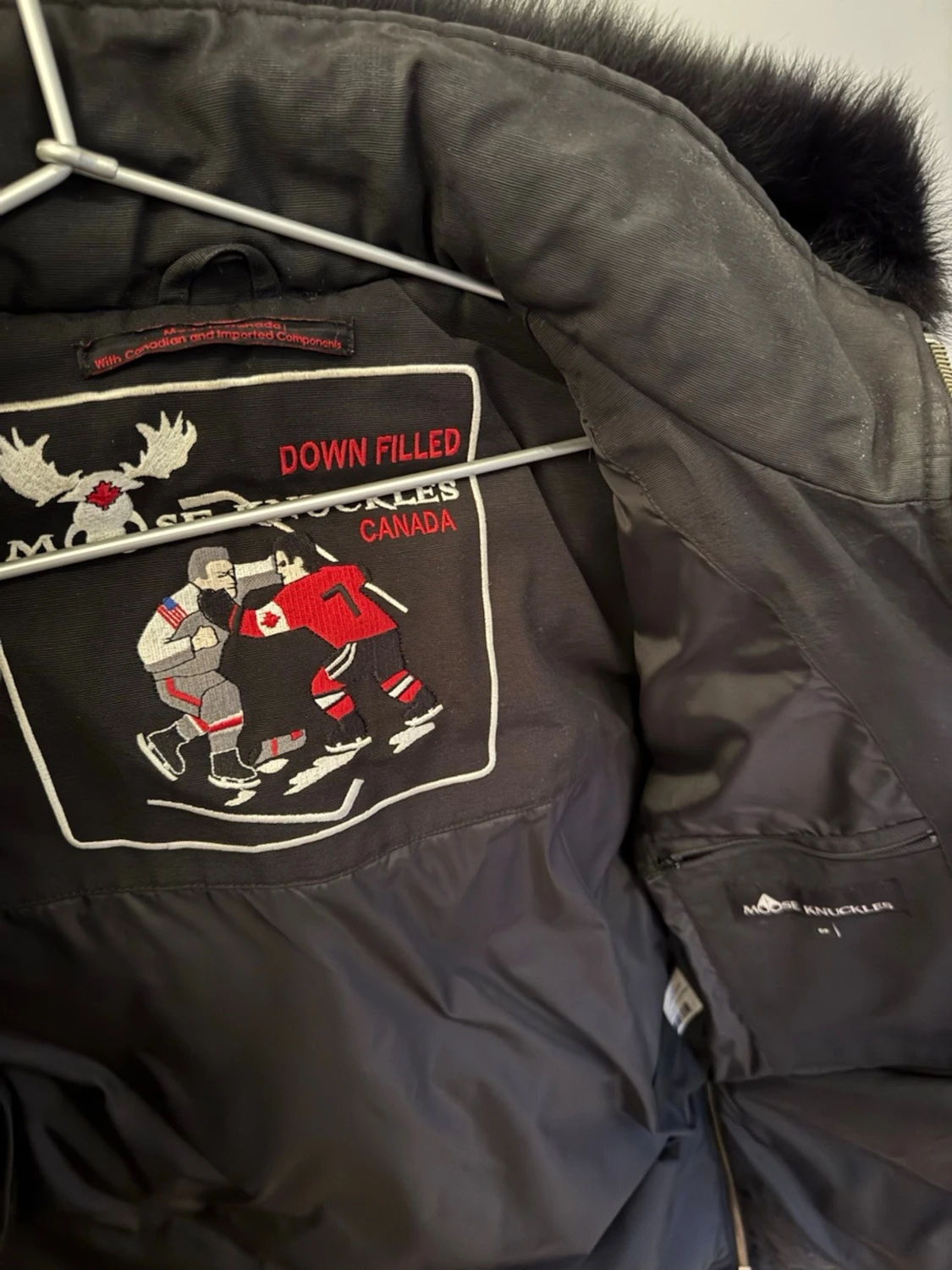 Svart dunjacka Moose Knuckles - 2