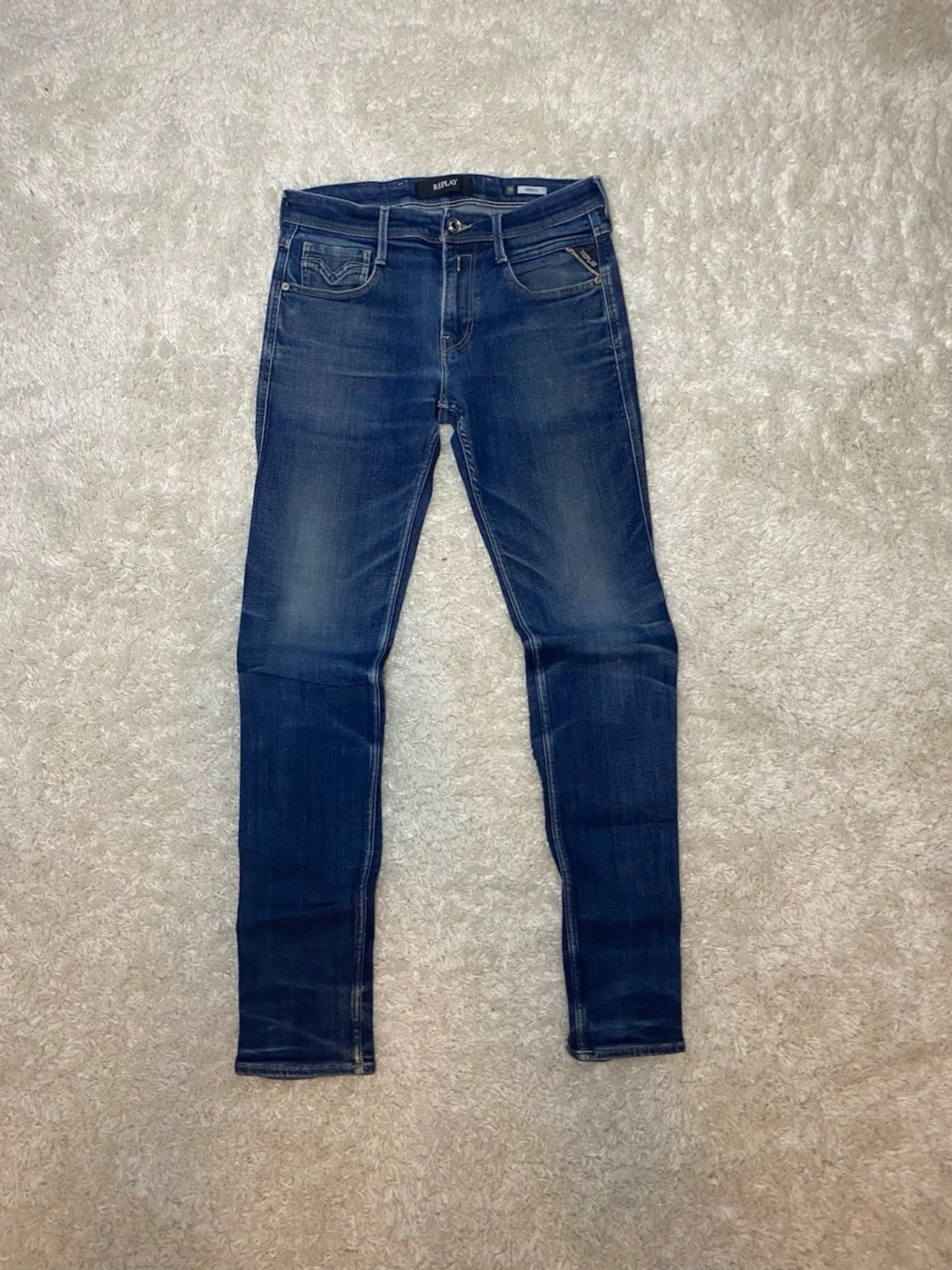 Mörkblå Replay Anbass jeans  - 1