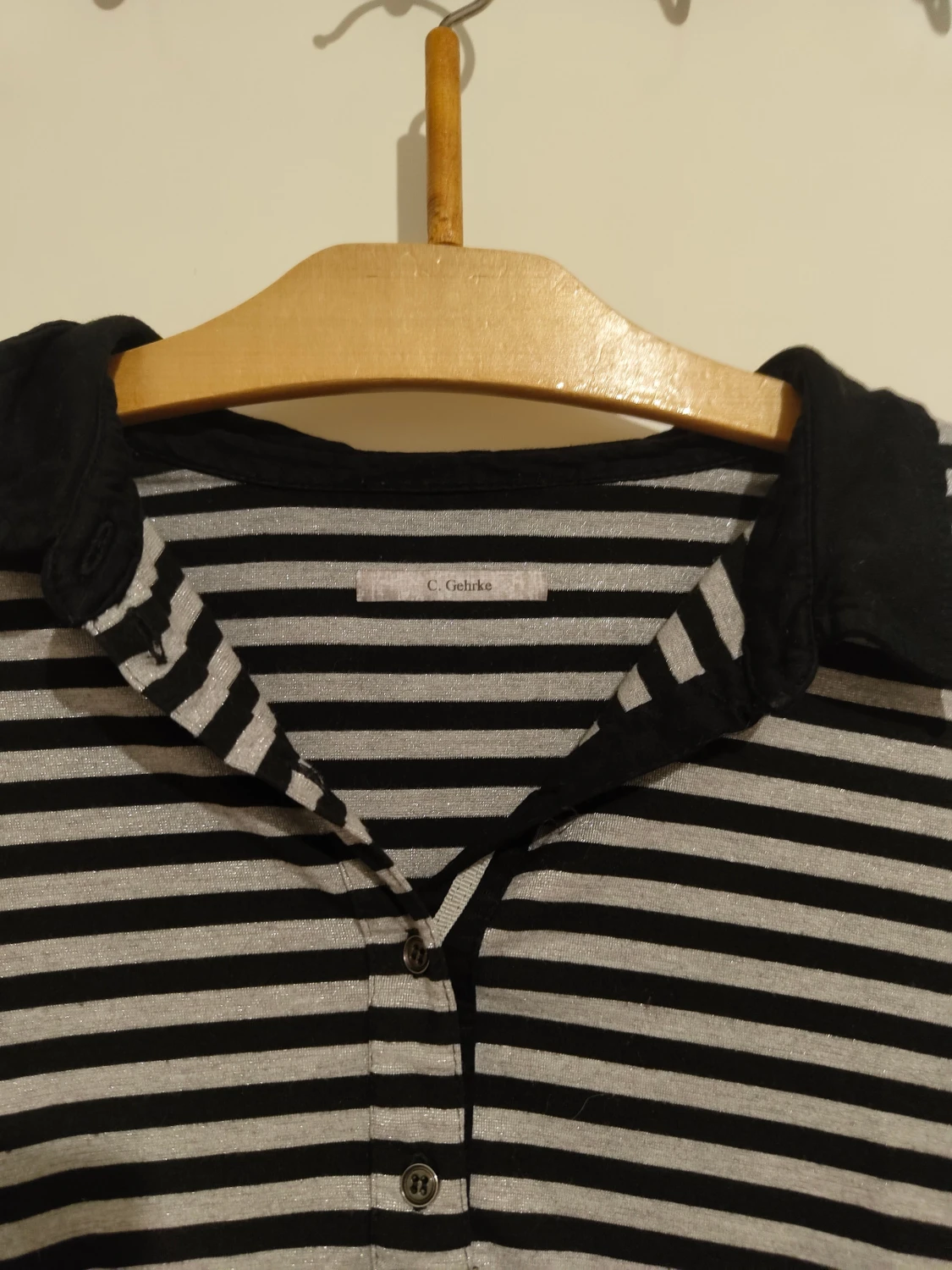 Randig henley från C. Gehrke - 1