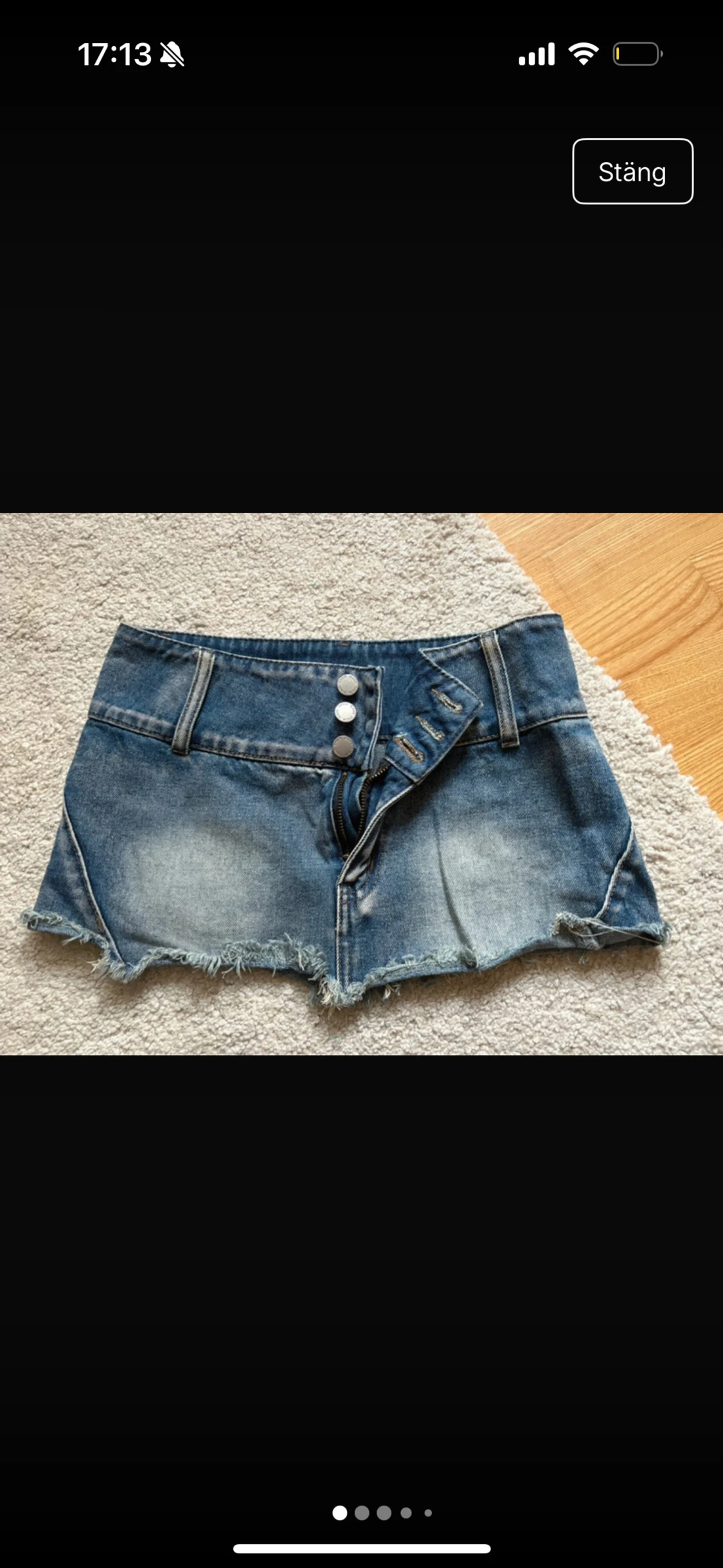 Mini jeans skirt- shein