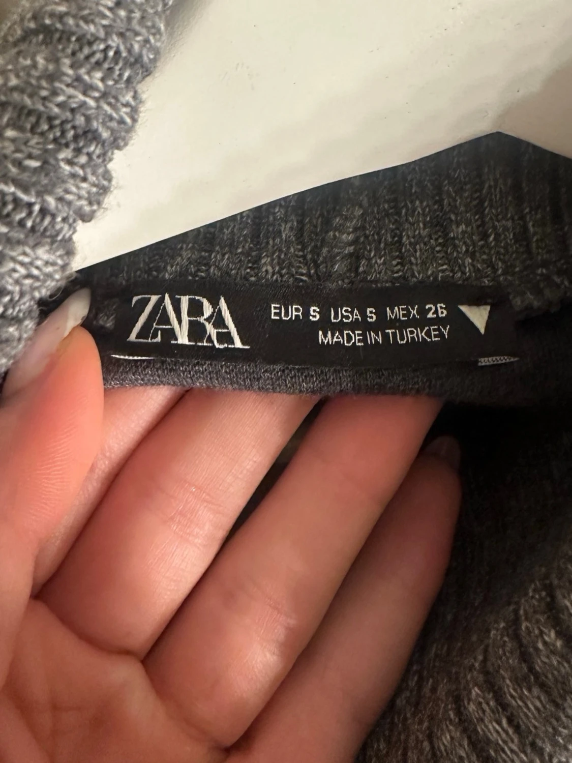 Stickad polo tröja Zara - 4