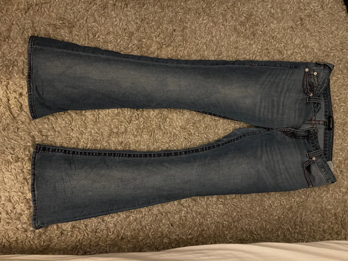 True Religion blå bootcut jeans - 1