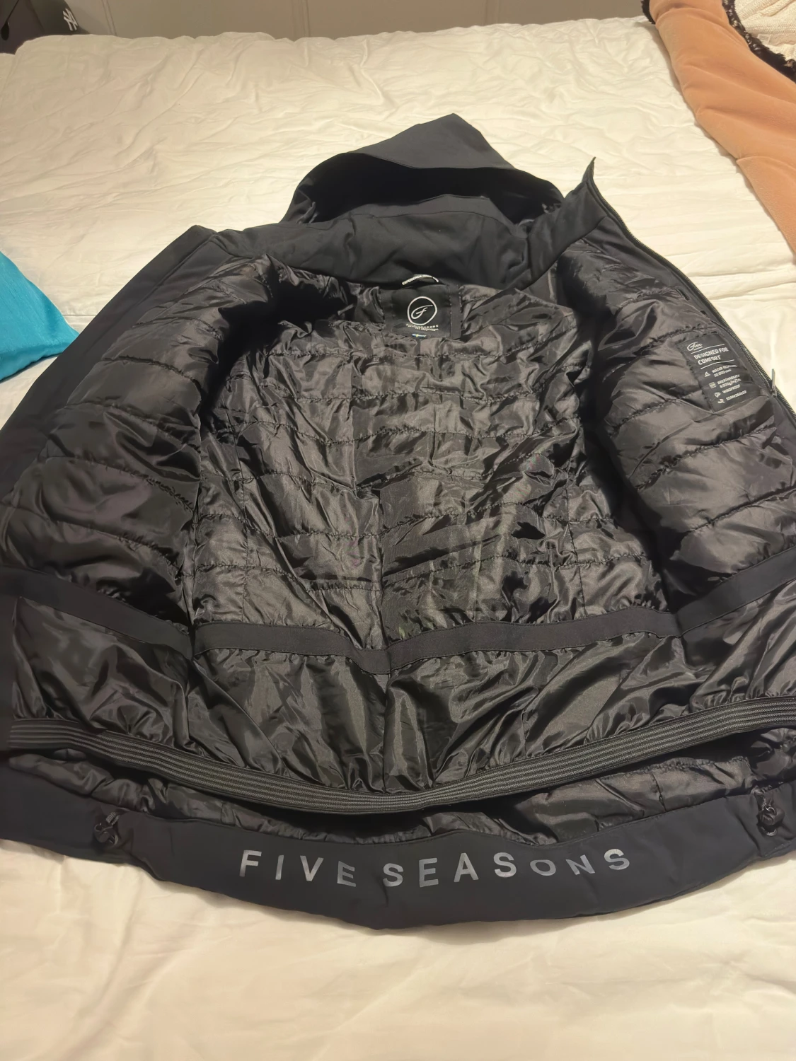 Svart skidjacka från Five Seasons - 1