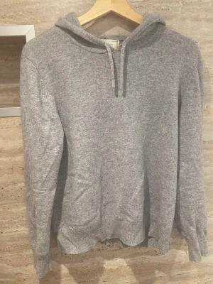 Sayless cashmir hoddie - Säljer en sayless cashmir hoddie står storlek M men är som en S/XS då den har blivit mindre i tvätten annars felfri ett lite hål på armen men som knappt syns/ skruv vid frågor