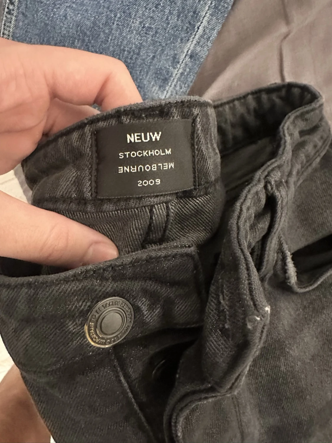 Grå straight jeans från Neuw, 30/32 - 3