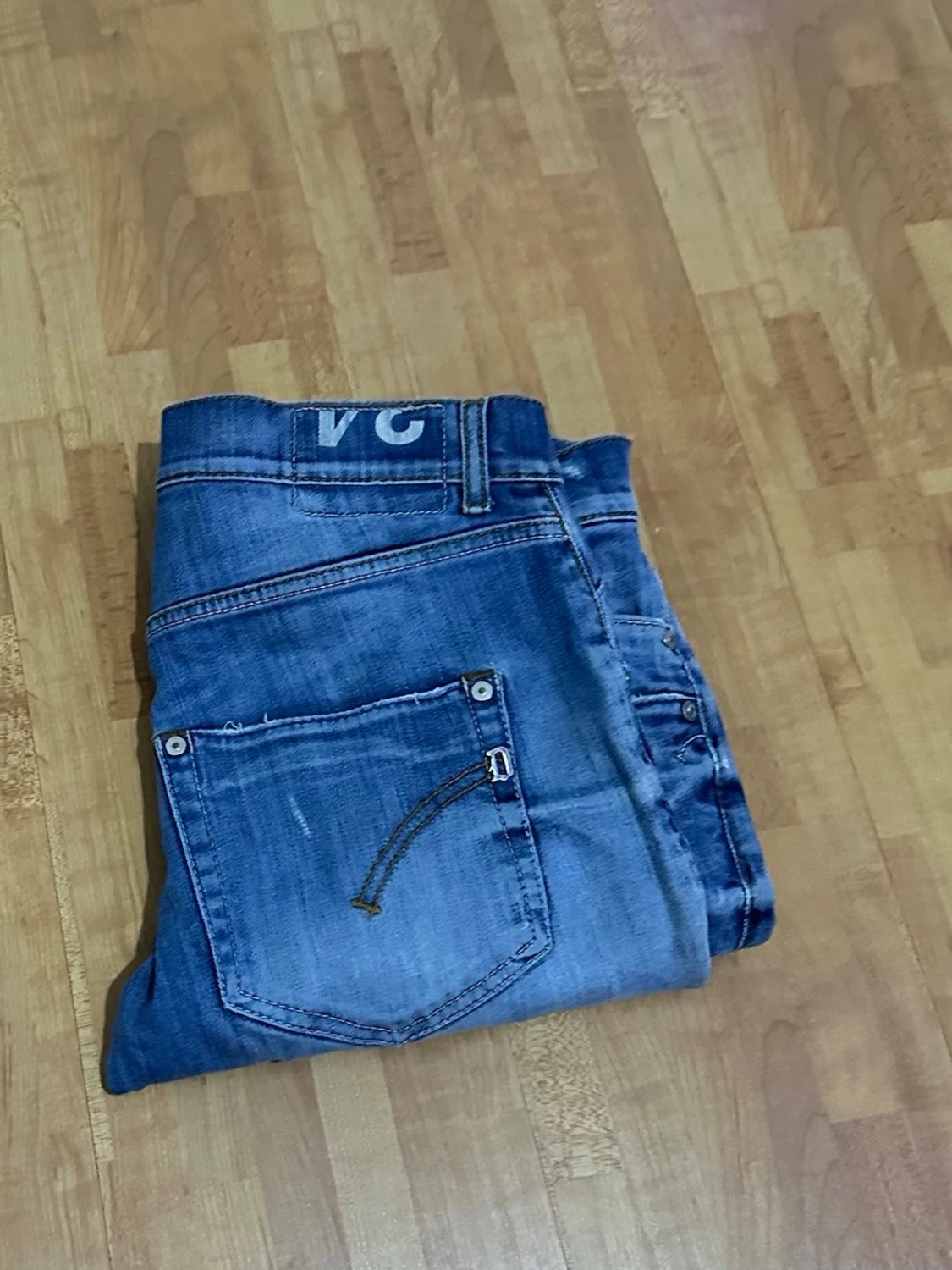 Dondup Blå jeans med slitningar - 3