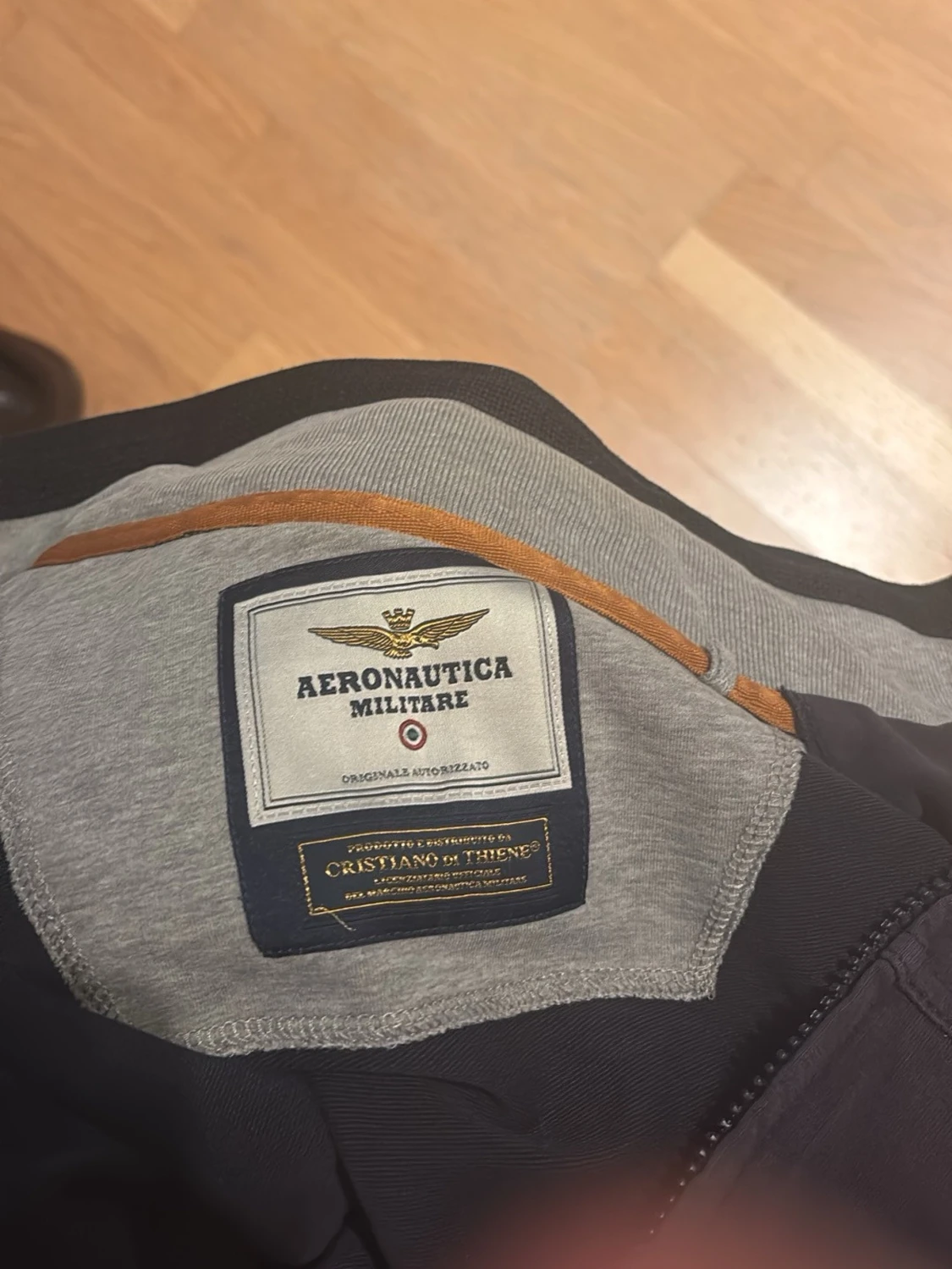 Mörkblå ziptröja Aeronautica Militare - 3