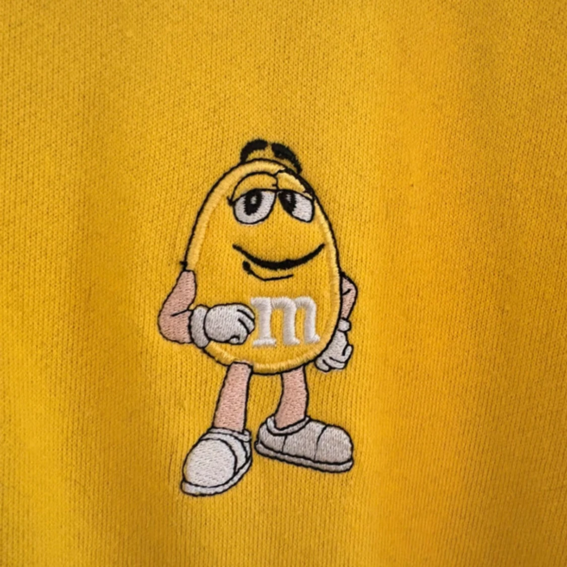 Gul M&M's World hoodie med dragkedja - 1
