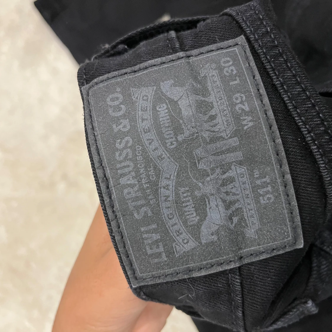 Svarta Levi's 511 jeans W29 L30 - 2