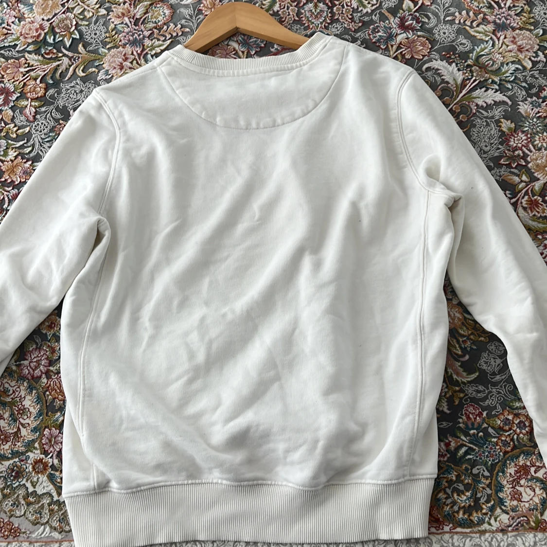 Vit sweatshirt från Morris med tryck - 2