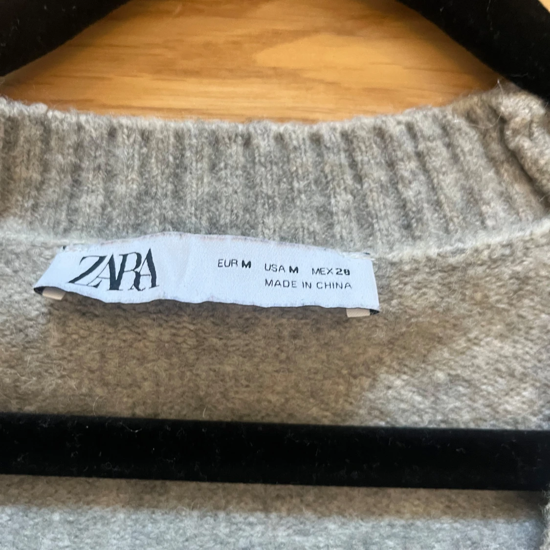 Grå kofta från Zara i ullmix - 1