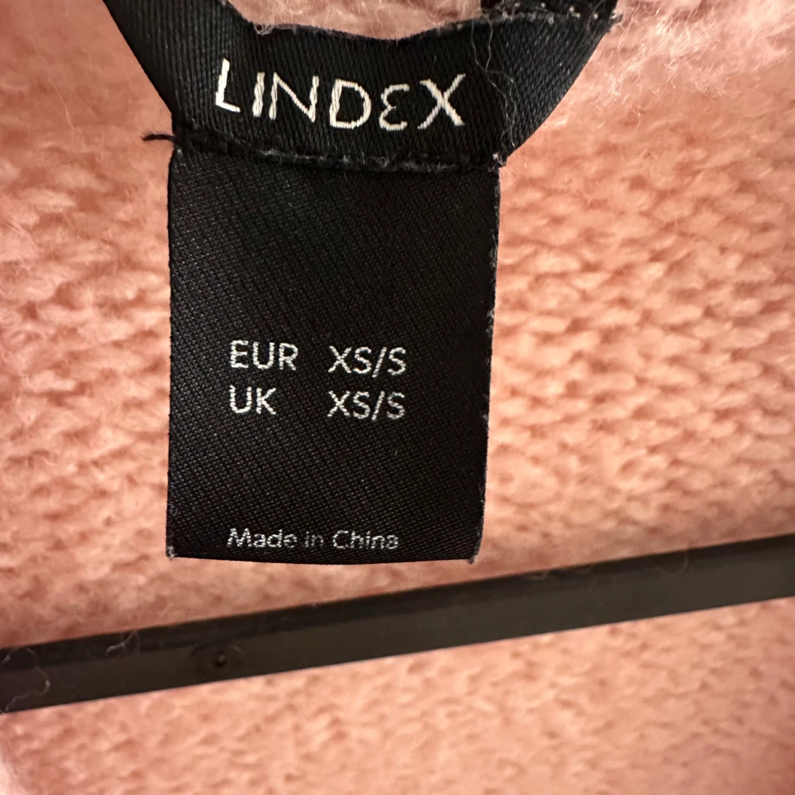 Rosa stickad kofta från Lindex - 1