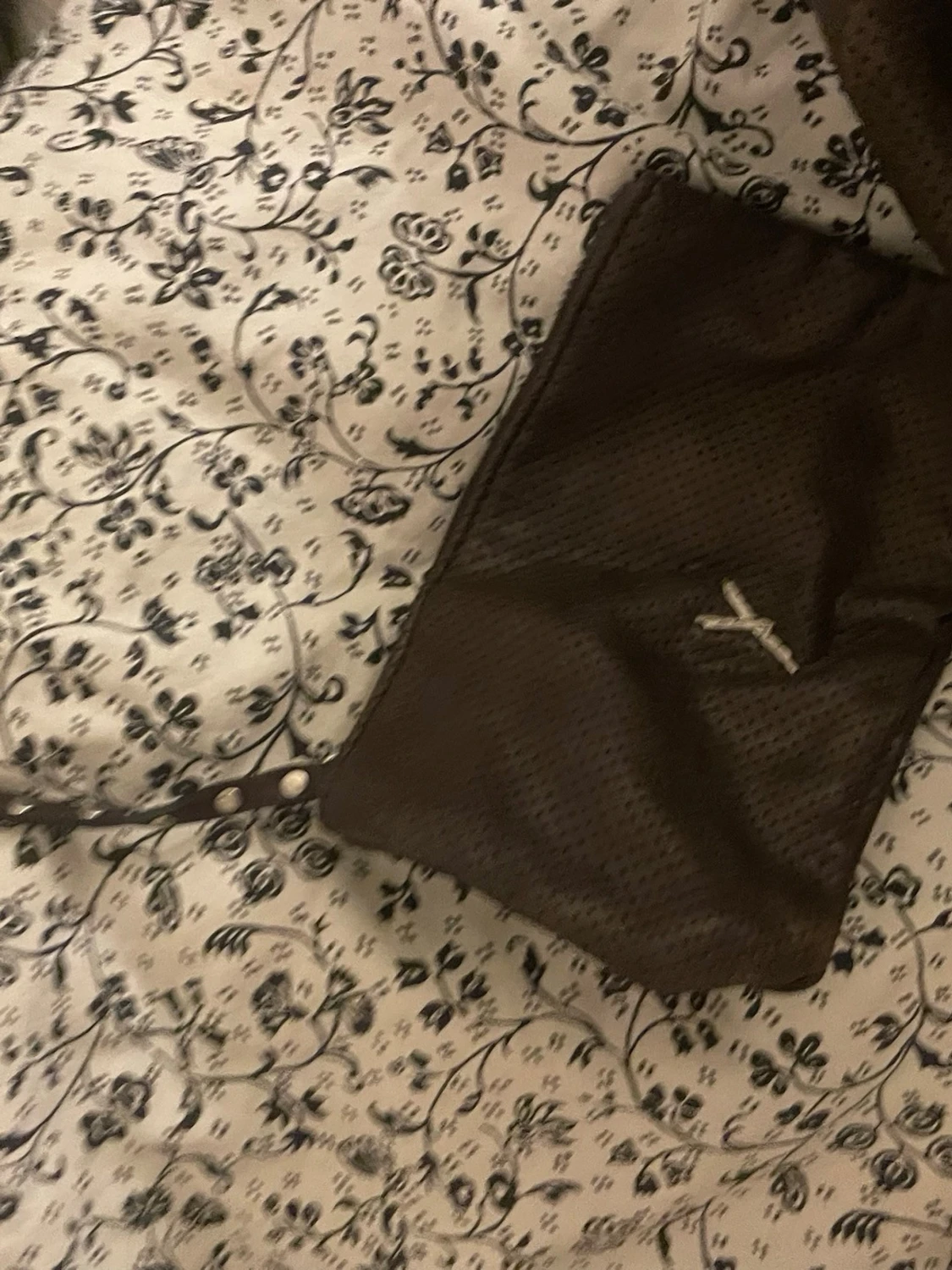 Mörkbrun handväska i skinn - 3