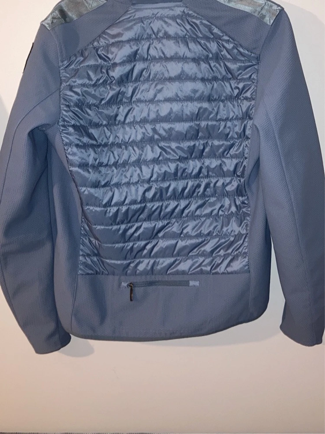 Blå quiltad vindjacka från p.j.s - 1