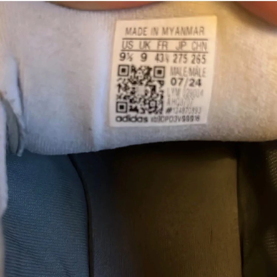 Grå Adidas Campus sneakers mocka - 4