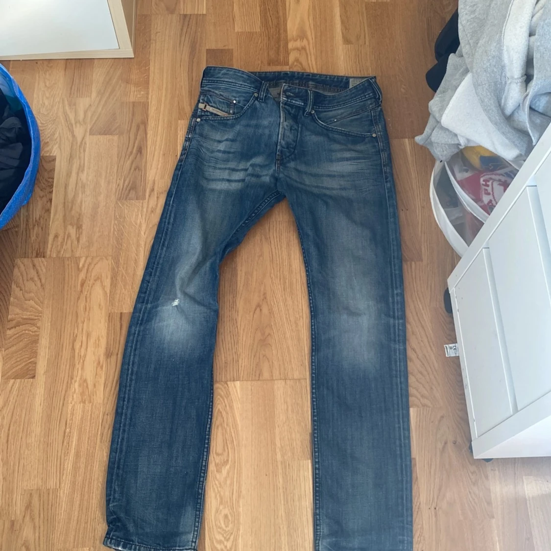 Blå jeansbyxor från Diesel