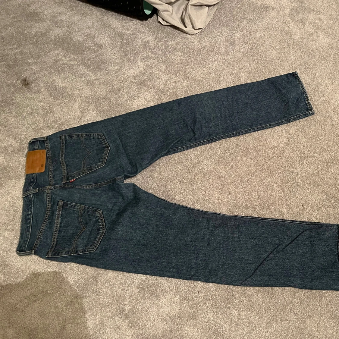 Levi's 501 mörkblå jeans straight fit - 2