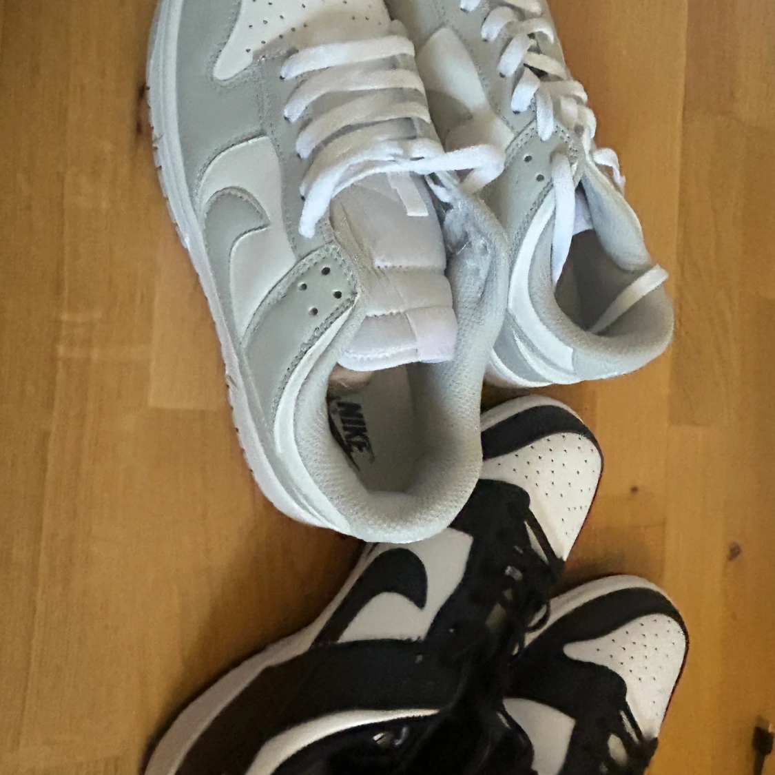 Nike Dunk sneakers svart/vit & grå/vit - 1