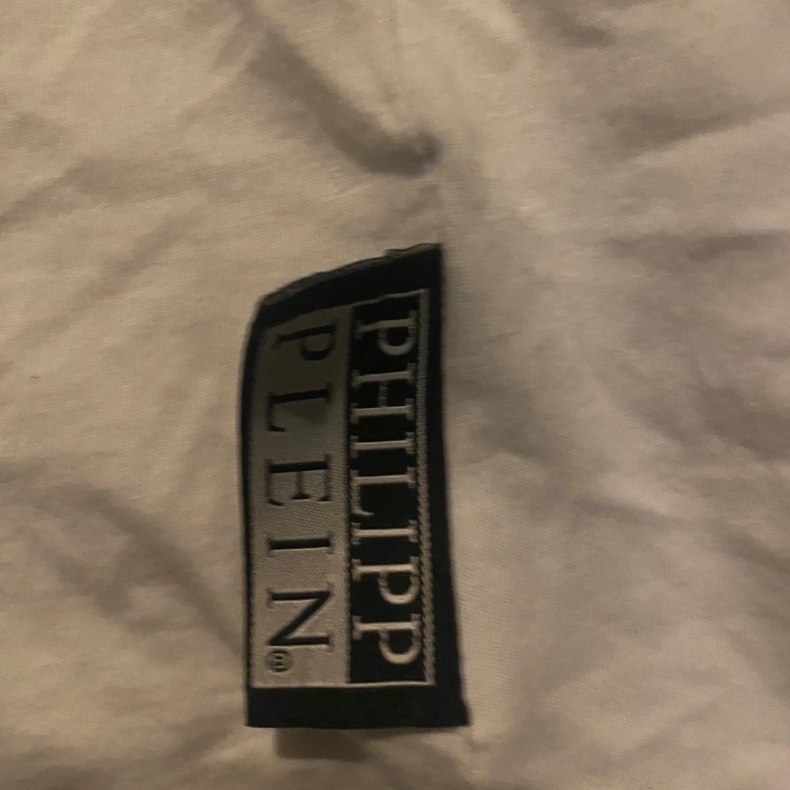 Vit Philipp Plein t-shirt med dödskalle - 1