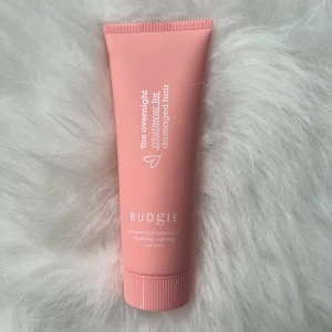 Budgie The Overnight Treatment - Budgie The Overnight Treatment är en vegansk hårinpackning i en snygg rosa tub. Produkten är framtagen för att reparera och återfukta skadat hår. Plomberad! 