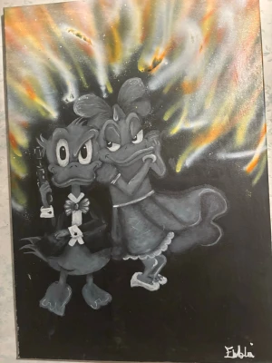 Tavla - Hemma gjord tavla.