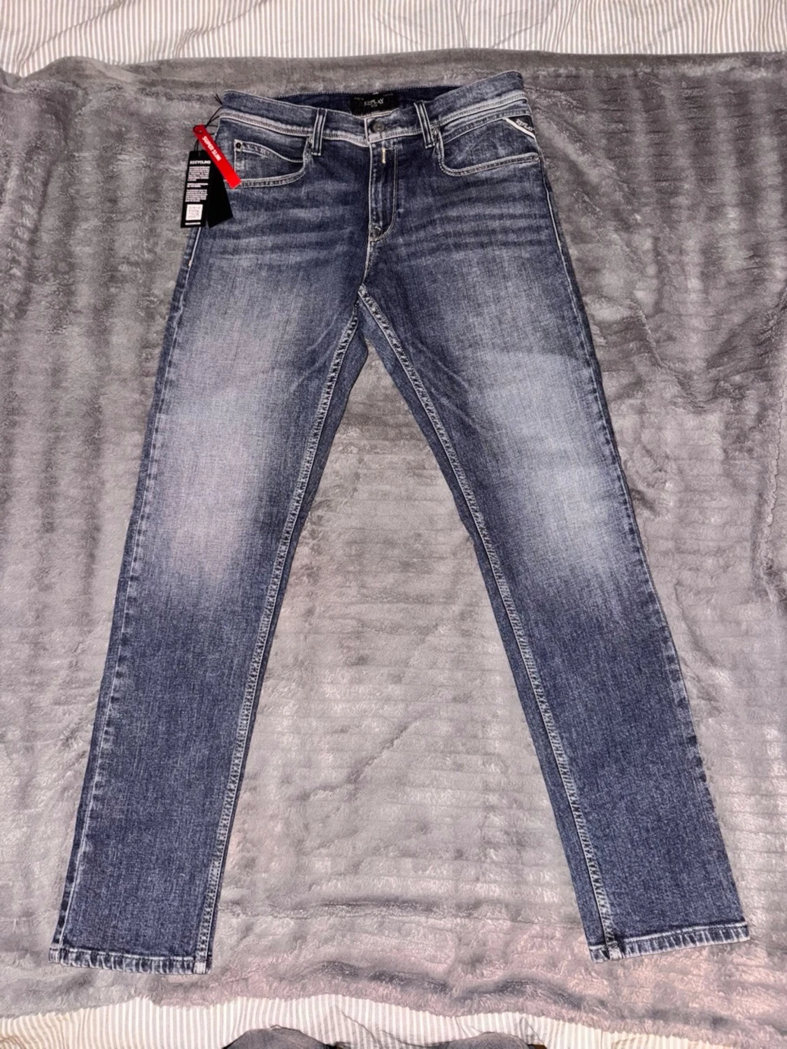 Replay Super Slim blå jeans