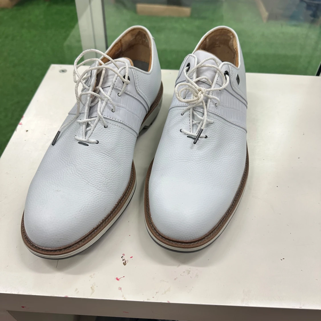 Vita golfskor DryJoys Premier Series