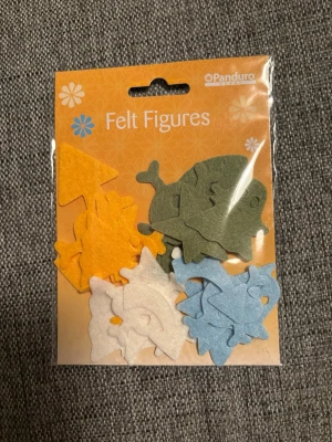 Filtfigurer från Panduro - Filtfigurer från Panduro i olika färger och former.