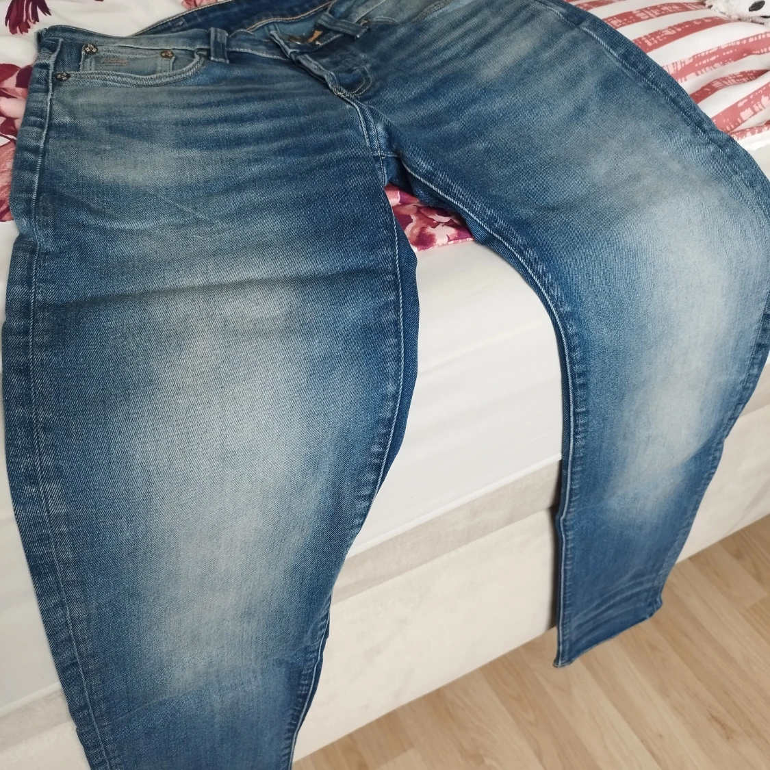 Blå G-Star RAW 3301 jeans