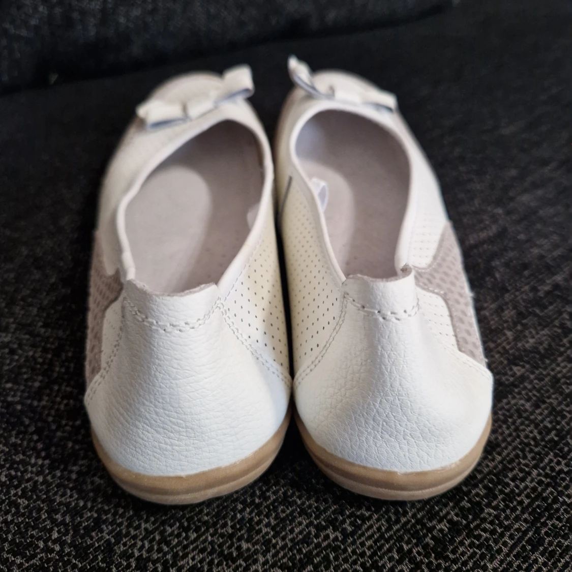 Nya damskor, ballerinaskor, skinn, läder storlek 38 - 2