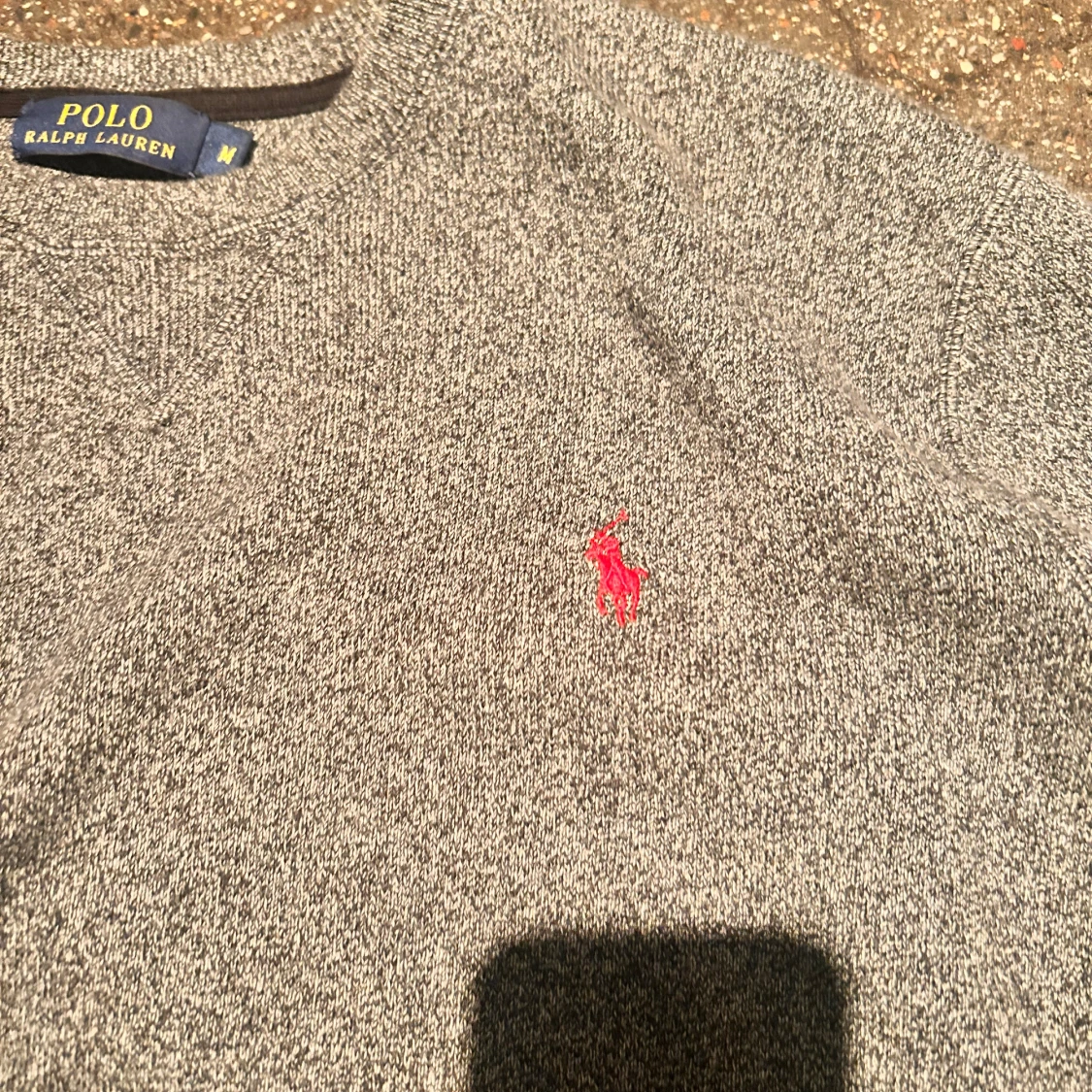 Grå stickad tröja Polo Ralph Lauren - 1