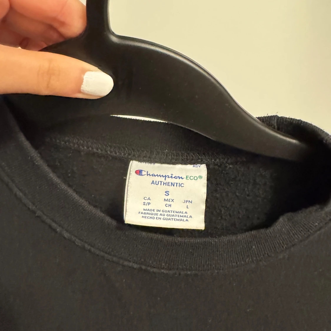 Svart sweatshirt från Champion S - 2