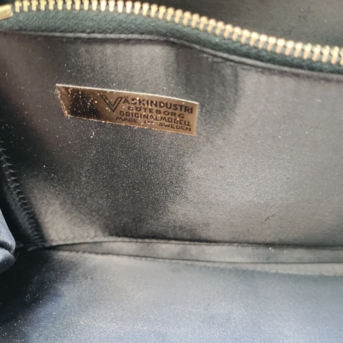 Svart läderväska - 2