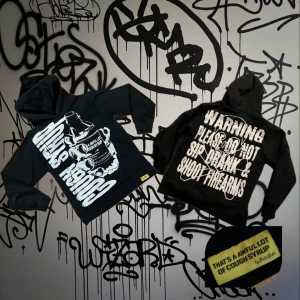 That’s an awful lot of cough syrup hoodie - That’s an awful lot of cough syrup hoodie by Deesto Dubb, thick ssa puff-print on the front and back, 10/10 condition barely worn.