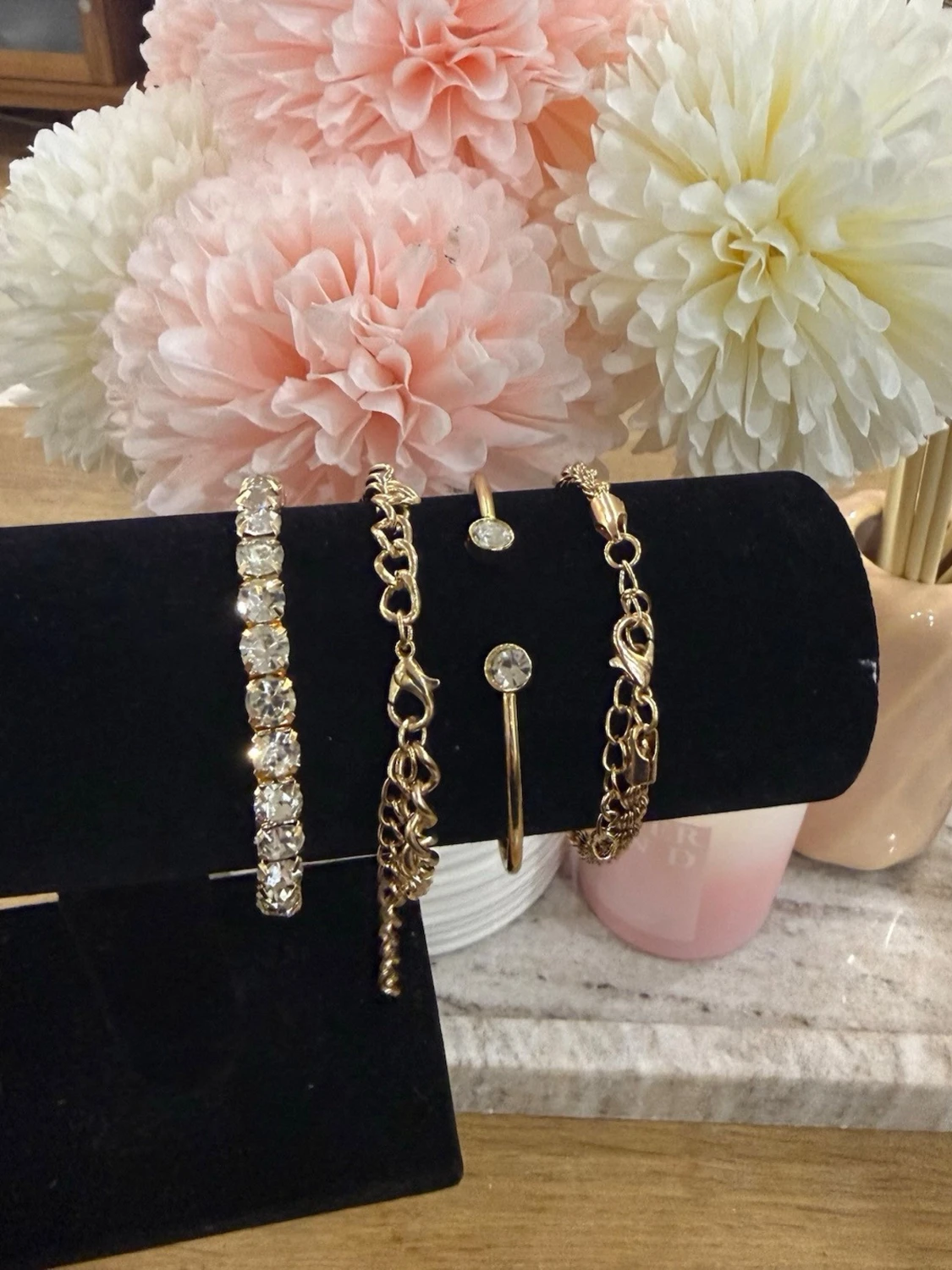 Guld Armband Set - 3