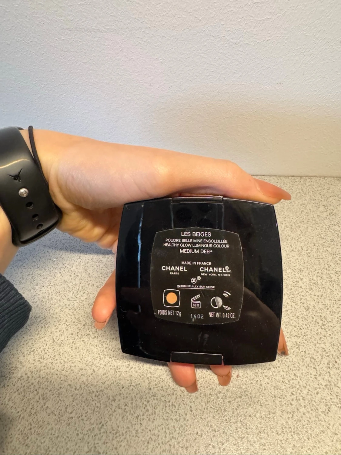 Chanel puder i beige kompakt - 4