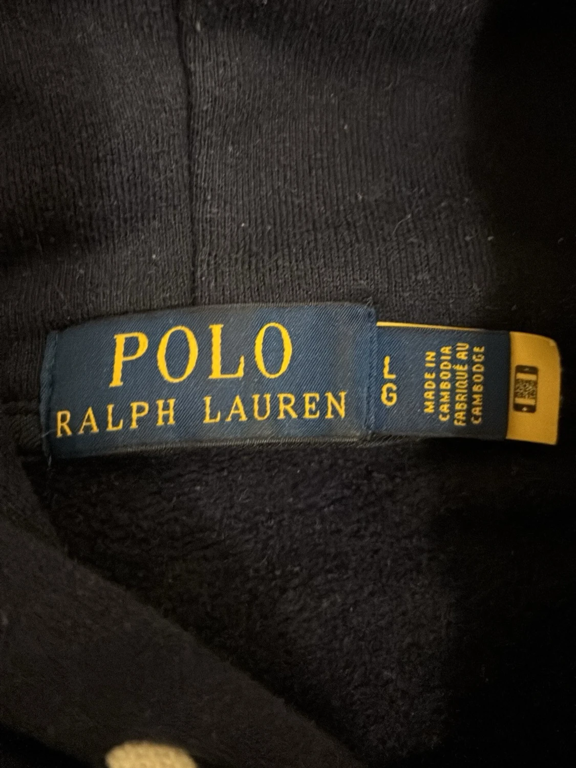 Mörkblå Ralph Lauren hoodie - 1